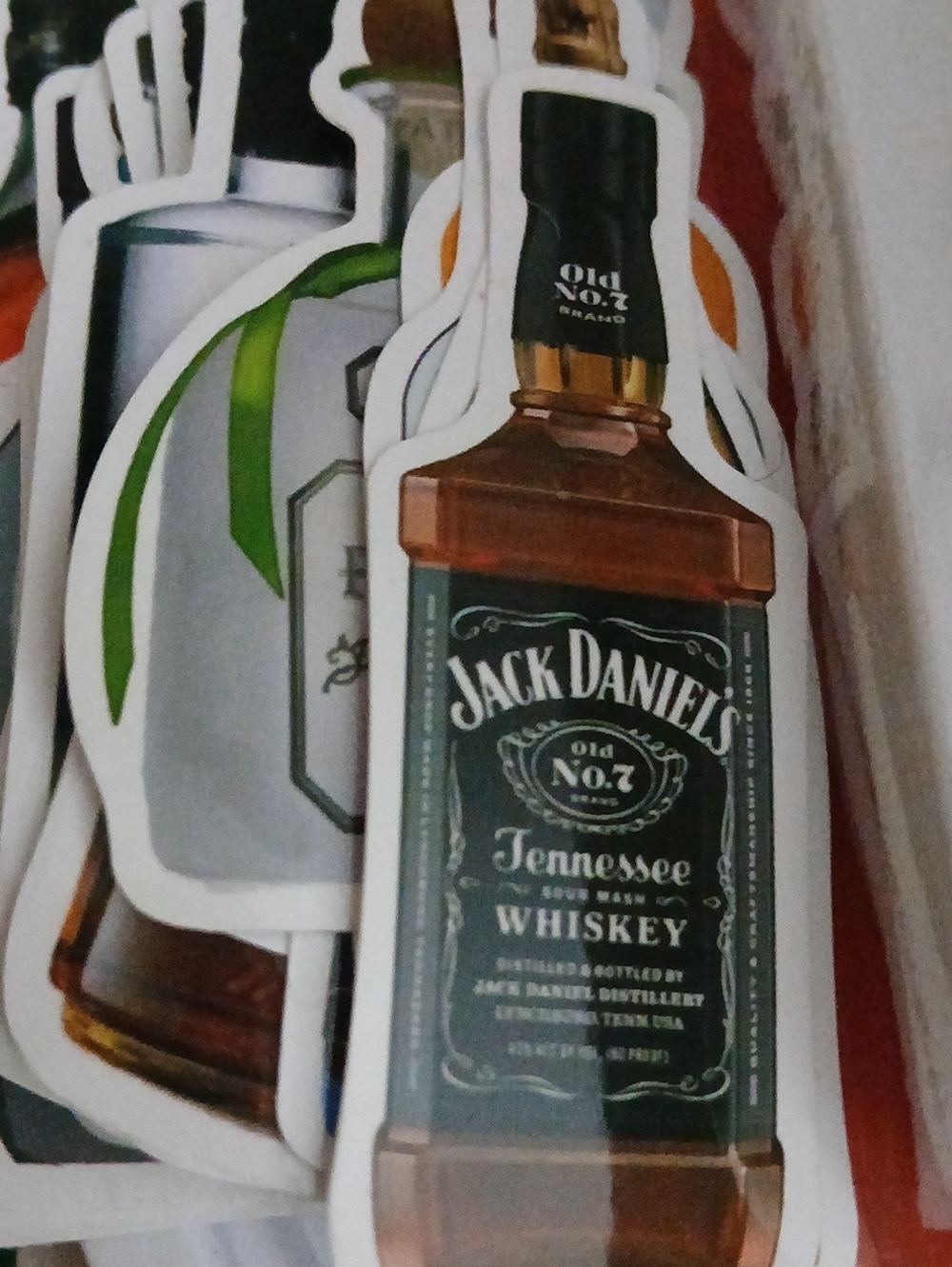 Lot Of 30 Novelty & Graphic Drink Stickers